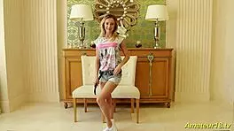 check out this flexible skinny teen gymnast