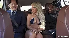 Passionate Backseat Rider Experiences Intense Emotions with Reality Kings