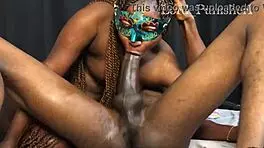 Ebony Petite 18+ Rides On A Big Black Cock