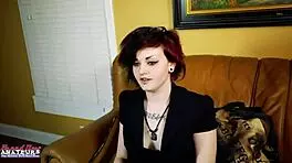 Inked Hottie Marci Enjoys To Dildo Fucks Her Pussy While Rubbing Her Tits