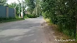 Evelina Darling Shows Off in Public