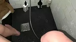 Masturbate that tight pussy in the shower, you sexy Arab escort!