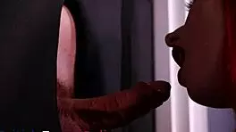 Redhead Nurse At Gloryhole In Hospital