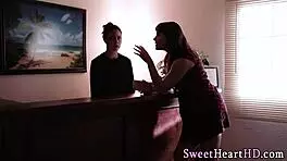 Ebony Teen 18+ Masseuse Lez! High Definition Lesbian Massage, Fingering, Masturbation, Oral, Small Tits, Tattoo!