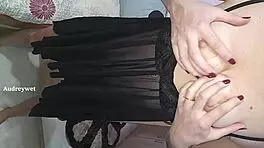 My cuckold films me with another at the motel until milk on tits