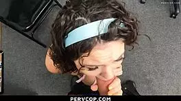 innocent shoplifter reveals naughty side to guard