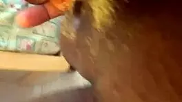 deep throating sextoy after work, quick orgasm