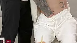 Kwini kim - petite 18+ asian babe fucks muscular guy!