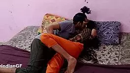 Indian Sexy Skinny Girlfriend Seduced By Boyfriend After College