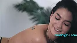 Busty Lesbian Teaches Friend Intense Orgasm Techniques