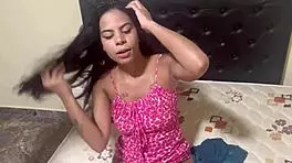 Wow look at that brunette teen sucking cock outdoors