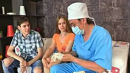 steamy sexy threesome sex with a virginal honey