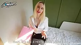 big tits real estate girl fucked and creampied