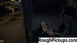 Teen Pickup Leads To Intense Street Sex