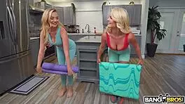 Spy Cam Catches Threesome with Blowjob and Facial!