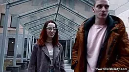 She is nerdy - skinny teen lottie magne polishes fat cock