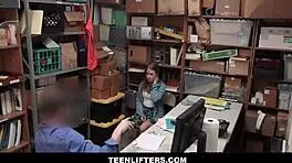 Teenlifters - Shy Blonde Teen Shoplifter Makes Sex Deal With Loss Prevention Officer - Brooke Bliss Ryan Mclane