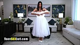 Beautiful Bride Needs A Quickie Fuck Before The Wedding