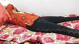 Sexy ebony teen tries anal for the first time with white cock