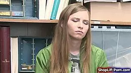 skinny shoplifter fucked by lp officer