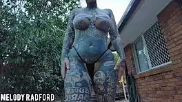 i went outdoor walkin and tryed on a bikini