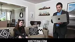 Hazel Moore Making Older Man Rock Hard With Rough Blowjob And Fucking