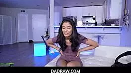 Driven By Desperation, He Makes Young Viva Athena Suck His Cock For Money