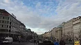 Full-Breasted Brunette Jocelyne Z Surrenders to Cash-Fueled Passion