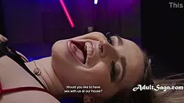 Teenage TS picked up by two curvy girls for some action