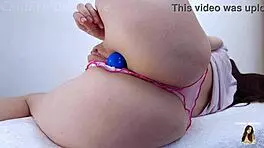 Oh My God, My Roommate Is Masturbating Next To Me In Bed With Anal Plug Inside!