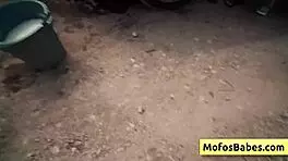 Busty blonde teen JC Wilds gives wet blowjob to Johnny Love in open public