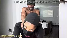 attractive woman uses toy then companion