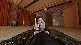 Chani rides huge cock in VR! 😍