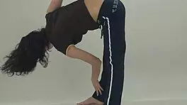 Sexiest hottest babe spreading hot legs for you