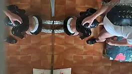 Milf in sexy clothes stockings and high heels fucked in mouth and doggy style with repeated orgasms