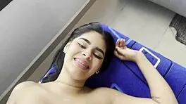 Latina with big tits rides her guy