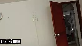 Public pickup turns into hardcore deepthroat for small tits colombian teen