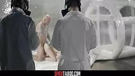 Redhead Teen 18+ Gets Her Pussy Pounded Hard In A Post-Apocalyptic Pod