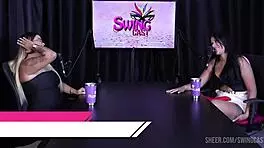 suellen barrar and tifany rocha swing in this casual compilation part two on sheer red