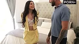 lucky deal client buys home that comes with latina pussy