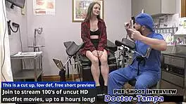 Dr Tampa - Mira Monroes 1st Gyno Exam