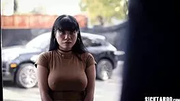 house owner spotted a babe's sweet ass in uniform and he took it