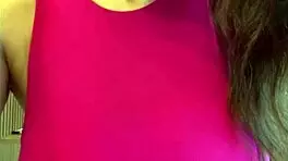 Does she suck those big milky tits?