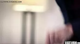 house owner spotted a babe's sweet ass in uniform and he took it