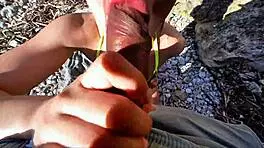 risky beach catch with best friend who could see us