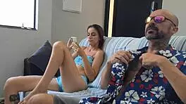 Mature Man Pursues Sexy Redhead Housewife At Home