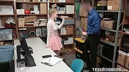 Perfect Tits Girl Thief Athena Rayne Gets Punished Hard