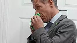 Petite Dibella Thong Lures Professor To Drill Pussy.