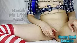 vacuum vibrator beetlejuice cosplay uniform student colored hair real orgasm