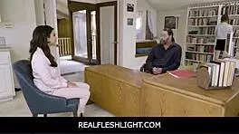 Realfleshlight - Gorgeous Brunette Bebe Is The New Personal Assistant And Her Juicy Pussy Fits Perfectly In The Team